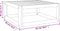 vidaXL - Salontafel - 68x68x29 - cm - massief - acaciahout