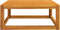 vidaXL - Salontafel - 68x68x29 - cm - massief - acaciahout