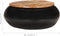 vidaXL - Salontafel - 68x68x30 - cm - massief - gerecycled - hout - zwart