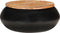 vidaXL - Salontafel - 68x68x30 - cm - massief - gerecycled - hout - zwart