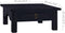 vidaXL - Salontafel - 68x68x30 - cm - massief - mahoniehout - lichtkoffiekleurig