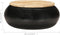 vidaXL - Salontafel - 68x68x30 - cm - massief - mangohout - zwart