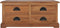 vidaXL - Salontafel - 68x68x30 - cm - massief - teakhout