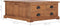 vidaXL - Salontafel - 68x68x30 - cm - massief - teakhout