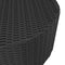 vidaXL - Salontafel - 68x68x30 - cm - poly - rattan - zwart