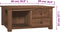 vidaXL - Salontafel - 68x68x33 - cm - massief - teakhout