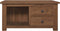 vidaXL - Salontafel - 68x68x33 - cm - massief - teakhout