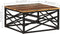 vidaXL - Salontafel - 68x68x35 - cm - massief - gerecycled - hout