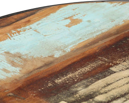 vidaXL - Salontafel - 68x68x36 - cm - massief - gerecycled - hout - zwart