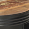vidaXL - Salontafel - 68x68x36 - cm - massief - gerecycled - hout - zwart