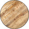 vidaXL - Salontafel - 68x68x36 - cm - massief - ruw - mangohout - zwart