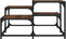 vidaXL - Salontafel - 68x68x40 - cm - bewerkt - hout - bruin - eikenkleur