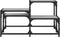 vidaXL - Salontafel - 68x68x40 - cm - bewerkt - hout - grijs - sonoma - eikenkleurig