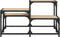 vidaXL - Salontafel - 68x68x40 - cm - bewerkt - hout - sonoma - eikenkleurig