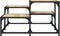 vidaXL - Salontafel - 68x68x40 - cm - bewerkt - hout - sonoma - eikenkleurig