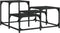 vidaXL - Salontafel - 68x68x40 - cm - bewerkt - hout - zwart