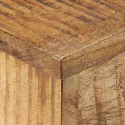 vidaXL - Salontafel - 68x68x41 - cm - ruw - mangohout