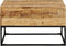 vidaXL - Salontafel - 68x68x41 - cm - ruw - mangohout