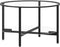 vidaXL - Salontafel - 70 - cm - gehard - glas - zwart - en - transparant