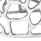 vidaXL - Salontafel - 70x30 - cm - gegoten - aluminium - zilverkleurig