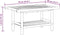 vidaXL - Salontafel - 70x40x35 - cm - bamboe
