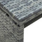 vidaXL - Salontafel - 70x40x38 - cm - poly - rattan - antraciet