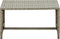 vidaXL - Salontafel - 70x40x38 - cm - poly - rattan - beige