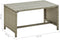 vidaXL - Salontafel - 70x40x38 - cm - poly - rattan - beige