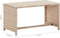 vidaXL - Salontafel - 70x40x38 - cm - poly - rattan - beige