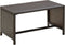 vidaXL - Salontafel - 70x40x38 - cm - poly - rattan - bruin