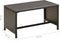 vidaXL - Salontafel - 70x40x38 - cm - poly - rattan - bruin