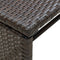 vidaXL - Salontafel - 70x40x38 - cm - poly - rattan - bruin