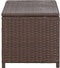 vidaXL - Salontafel - 70x40x38 - cm - poly - rattan - bruin