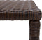 vidaXL - Salontafel - 70x40x38 - cm - poly - rattan - bruin