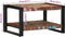 vidaXL - Salontafel - 70x50x38 - cm - massief - gerecycled - hout - meerkleurig