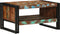 vidaXL - Salontafel - 70x50x38 - cm - massief - gerecycled - hout - meerkleurig
