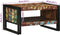 vidaXL - Salontafel - 70x50x38 - cm - massief - gerecycled - hout - meerkleurig