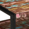 vidaXL - Salontafel - 70x50x38 - cm - massief - gerecycled - hout - meerkleurig
