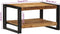 vidaXL - Salontafel - 70x50x38 - cm - massief - ruw - mangohout