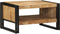 vidaXL - Salontafel - 70x50x38 - cm - massief - ruw - mangohout