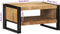 vidaXL - Salontafel - 70x50x38 - cm - massief - ruw - mangohout