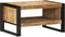 vidaXL - Salontafel - 70x50x38 - cm - massief - ruw - mangohout