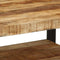 vidaXL - Salontafel - 70x50x38 - cm - massief - ruw - mangohout