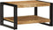 vidaXL - Salontafel - 70x50x38 - cm - massief - ruw - mangohout