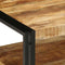 vidaXL - Salontafel - 70x50x38 - cm - massief - ruw - mangohout