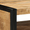 vidaXL - Salontafel - 70x50x38 - cm - massief - ruw - mangohout