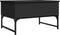vidaXL - Salontafel - 70x50x40 - cm - bewerkt - hout - en - metaal - zwart