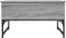 vidaXL - Salontafel - 70x50x40 - cm - bewerkt - hout - en - metaal - grijs - sonoma