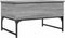 vidaXL - Salontafel - 70x50x40 - cm - bewerkt - hout - en - metaal - grijs - sonoma