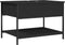 vidaXL - Salontafel - 70x50x50 - cm - bewerkt - hout - en - metaal - zwart